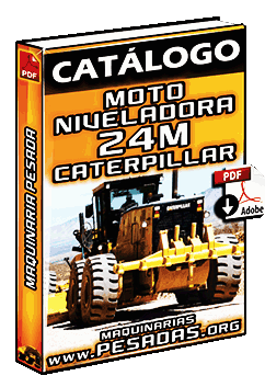 motoniveladora 24m caterpillar