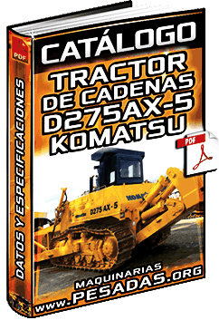 Catálogo de Tractor de Cadenas D275AX-5 Komatsu